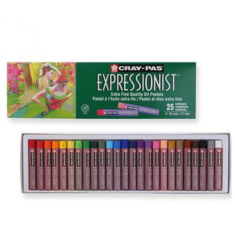 

Japan Cherry Blossom Medium Thickness 25 Color Crayon Cherry Blossom Crayon Children Oil Painting Only