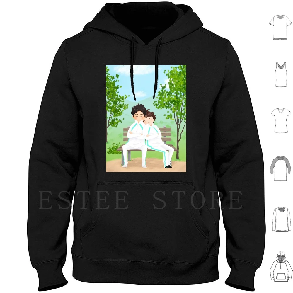 

Summer Days Hoodies Long Sleeve Oikawa Tooru Iwaizumi Hajime Iwaoi