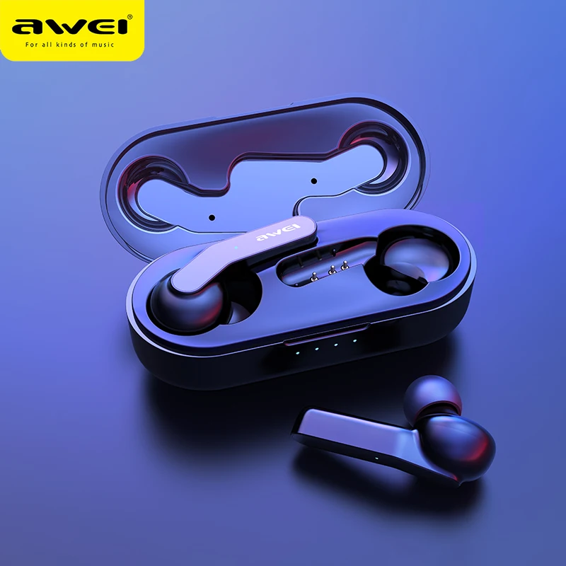 

AWEI ACE-G1 TWS Wireless Bluetooth Gaming Earphones With Microphone SBC Noise Cancelling Waterproof For Video Sport Earbuds