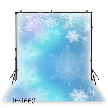 

HUAYI colorful dreamy snowflake photo shoot backdrop background for taking photo of new year and chirstmas party art fabric