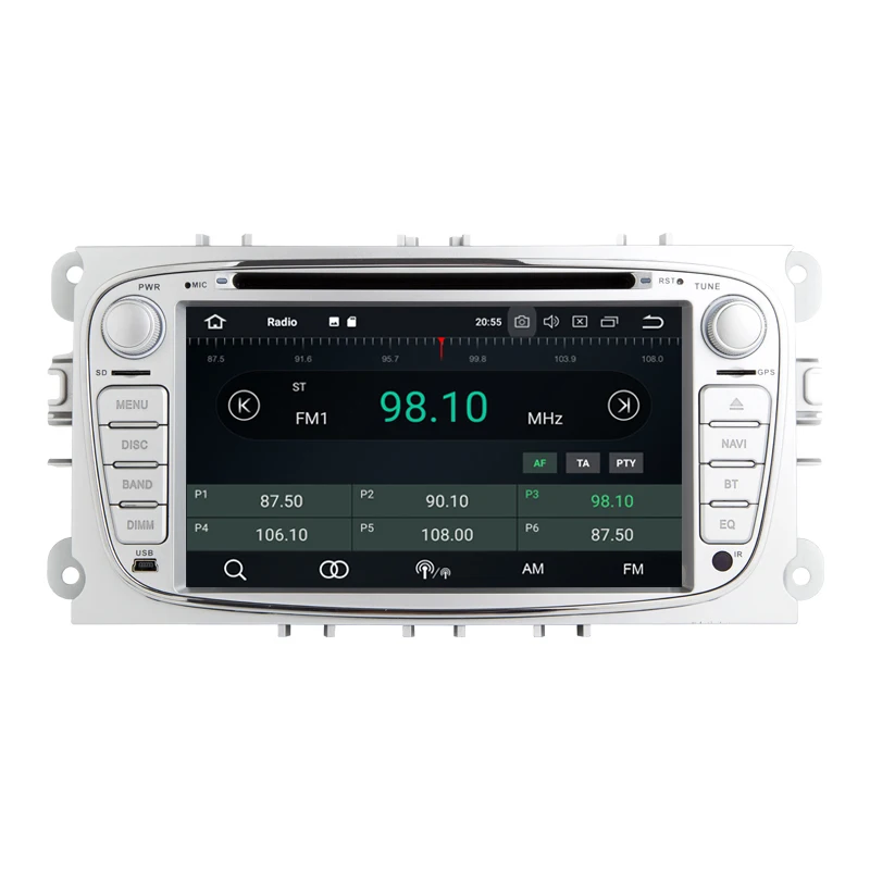 Top Xonrich Android 9.0 GPS Car Radios 2 Din Car Multimedia player Audio DVD Player For Ford/Focus/S-Max/Mondeo 9/GalaxyC-Max 4+64G 2