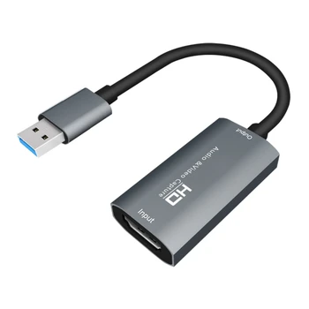 

New 20cm Aluminum Alloy USB Video Capture Card Cable High-quality HD Video Live Recording Universal Capture Card Wholesale HOT