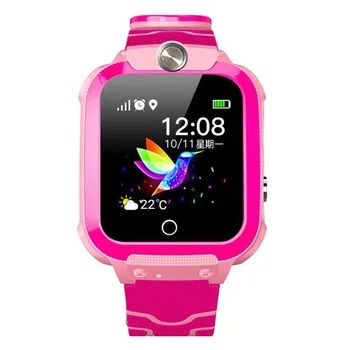 

Tracker Silicone Student Temperature Monitoring Rechargeable Kids Smart Watch Waterproof Birthday Gift GPS Location Phone Call