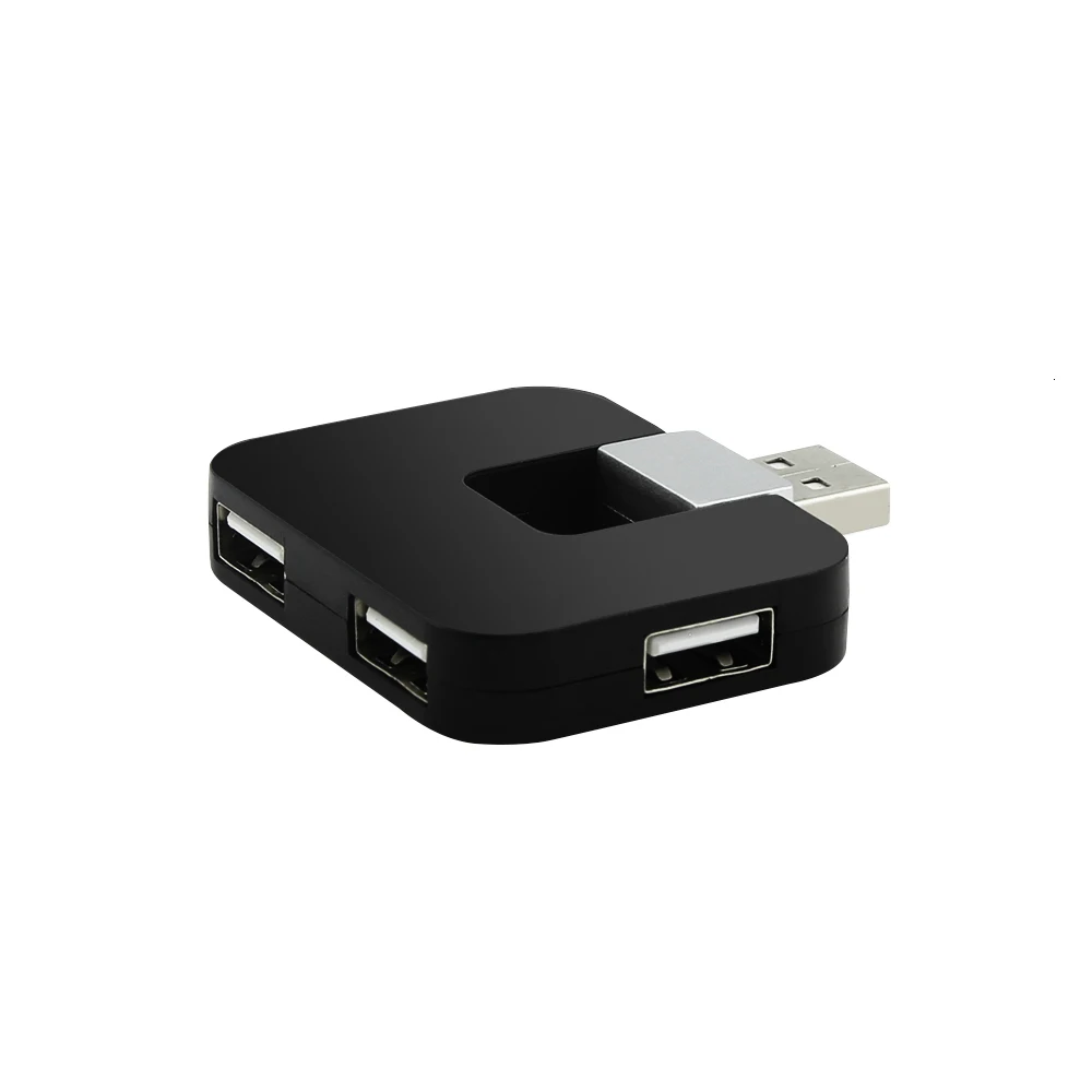 Usb chyi Hub 2,0 Micro 4 многопортовый комбинированный беспроводной Usb 2,0 Hab мини-Сплиттер портативный адаптер ПК Аксессуары для компьютера ноутбука
