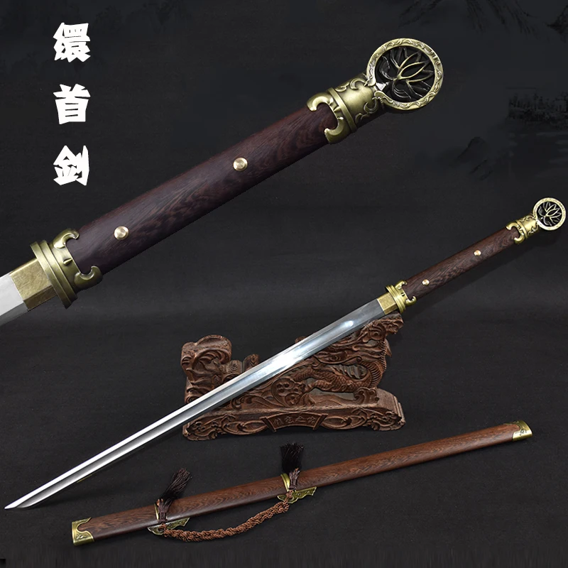 katana Китайский традиционный меч ручной ковки 1060 углеродистая сталь Настоящее японское лезвие катаны острый для резки украшения дома новое поступление - Цвет: katana