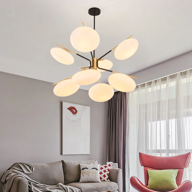Lustra lampa скандинавский пост Современная Гостиная Подвесная лампа Роскошные простые дизайнерские простые креативные подвесные светильники