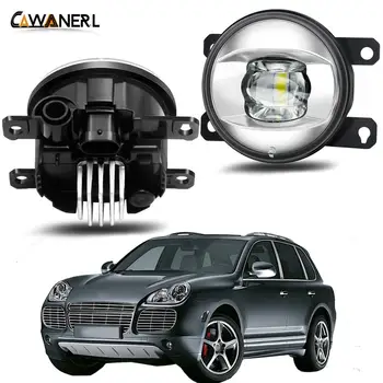 

Fog Light Assembly For Porsche Cayenne 955 2002-2015 Car Right + Left LED Lens Fog Lamp Daytime Running Light 30W 8000LM 12V