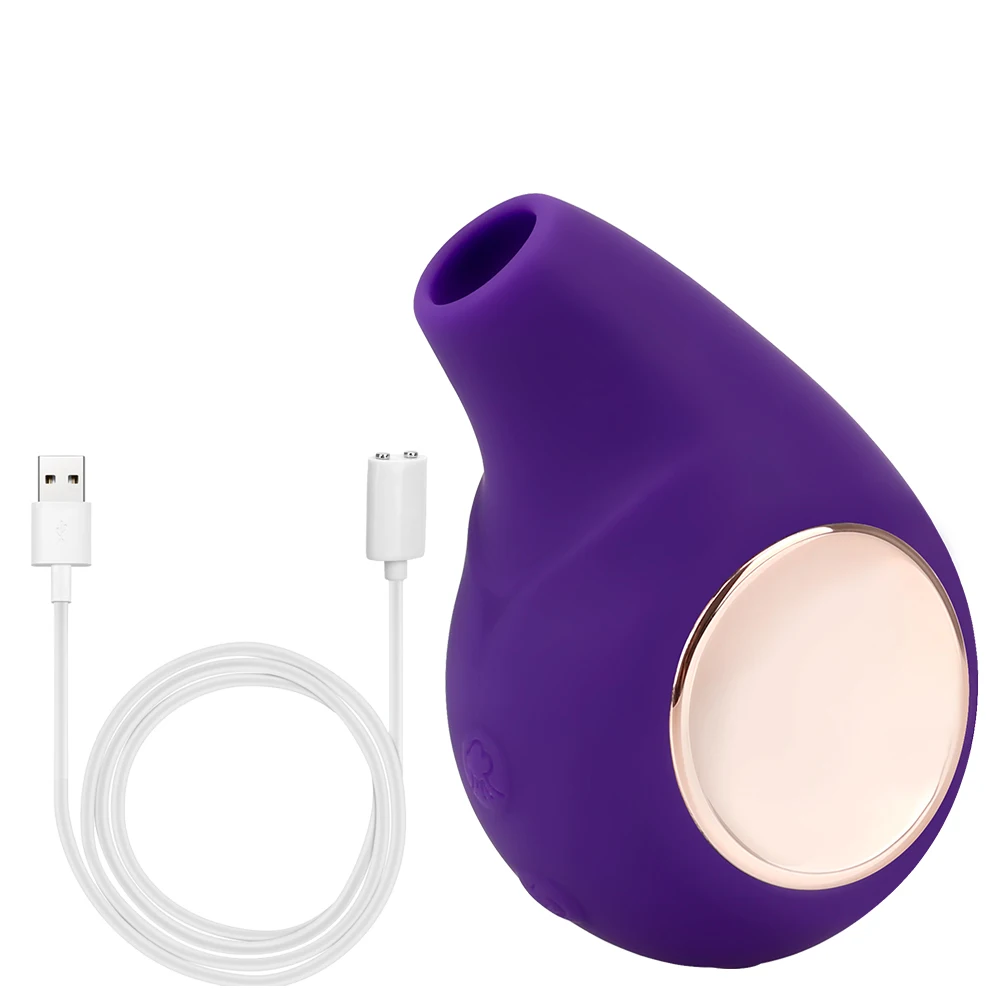 Vibrateur suceur stimulateur de clitoris et mamelon rechargeable_voghion.com