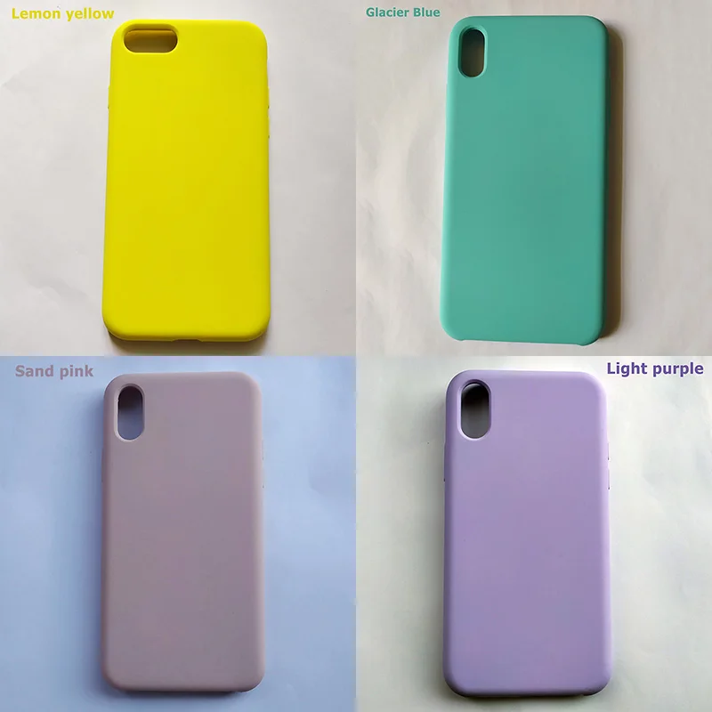 

official original like style no logo silicone case for iphone 11 pro max xs x xr 7 8 plus cases cover kryt tok husa etui