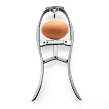 Amazon стиль 304 открывалка для яиц из нержавеющей стали многофункциональная яичная насадка для выпечки быстро открытое яйцо