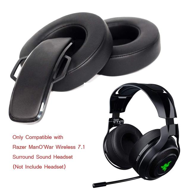 Ear pads cushion sponge headband foam earpad for Razer ManO'War 7.1 / Overwatch Tournament Edition headphone headset