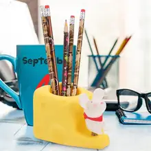 

1pc Creative Pen Holder Desktop Pen Storage Holder Lovely Office Adornment