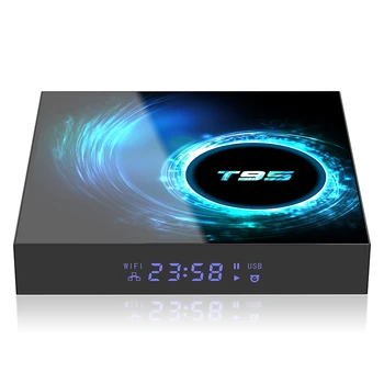 

T95 Android 10.0 Smart TV Box H616 Quad Core 4GB+32GB Bluetooth 5.0 Dual Band WiFi HDMI 2.0 TV Set Top Box Media Player