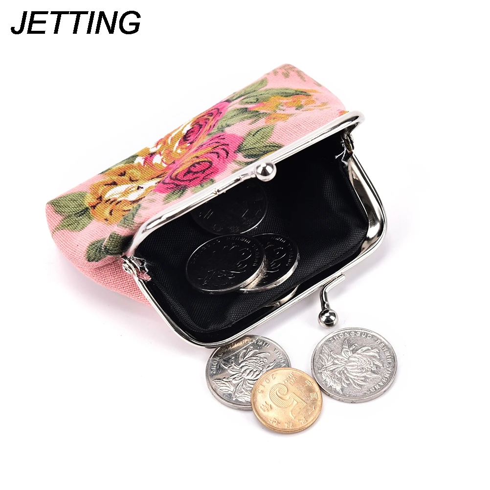 Canvas Mini Coin Purse Women Change Purse 1PCS