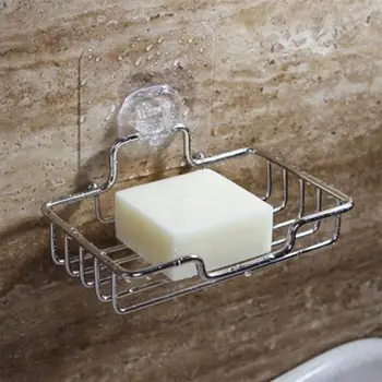 

Soap Stand Creative Soap Box Soap Holder Strong Suction Toilet Soap Stand Bathroom Organizer Rack Shampoo Kitchen Wall Shelf