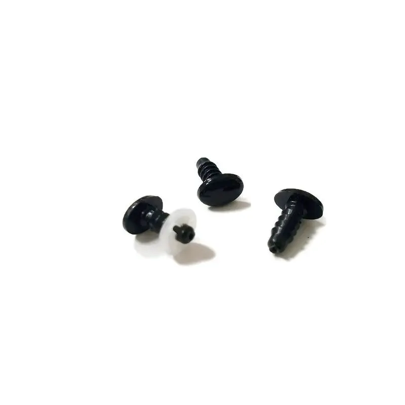 Oval Black Eyes For Teddy Bear Toy Safety Animal Eyes Amigurumi Doll Making Supply 6*4mm/8*6mm/7*10mm/9*12mm/10*13mm 20pcs/lot glass doll eyes doll eyes doll eyewear accessories doll accessories plush doll accessories