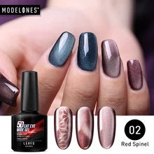 Modelones 10 мл кошачий глаз Широкий УФ-гель для ногтей Дизайн ногтей гель замачиваемый полуперманентный лак 5D эффект магнети лак