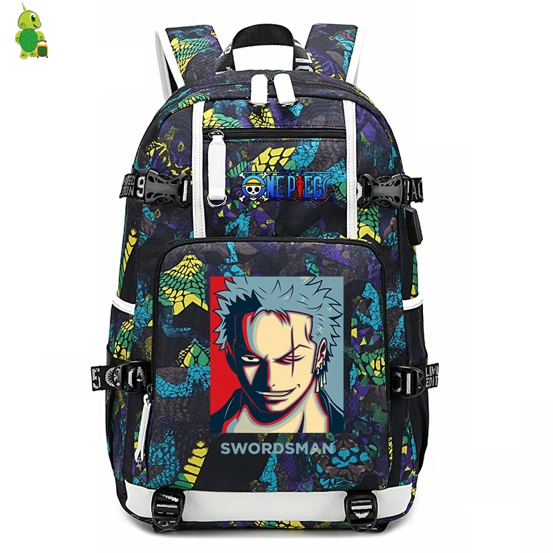 Mochila Аниме one piece Luffy рюкзак женский рюкзак школьные сумки для девочек-подростков мужской рюкзак для ноутбука большой рюкзак для путешествий - Цвет: 27