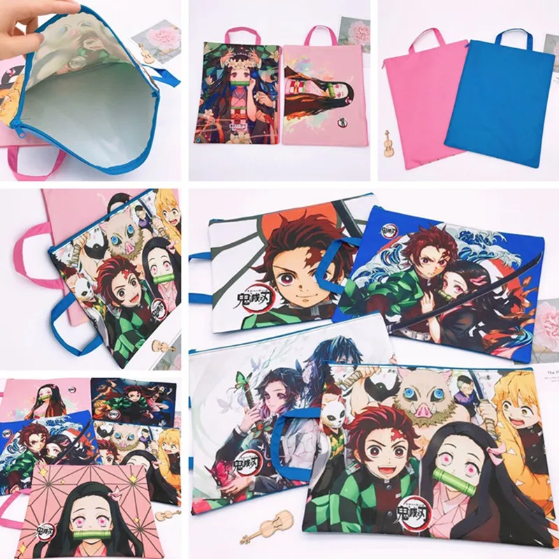 Аниме Demon Slayer Kimetsu No Yaiba органайзер для файлов папок документов школы офисные