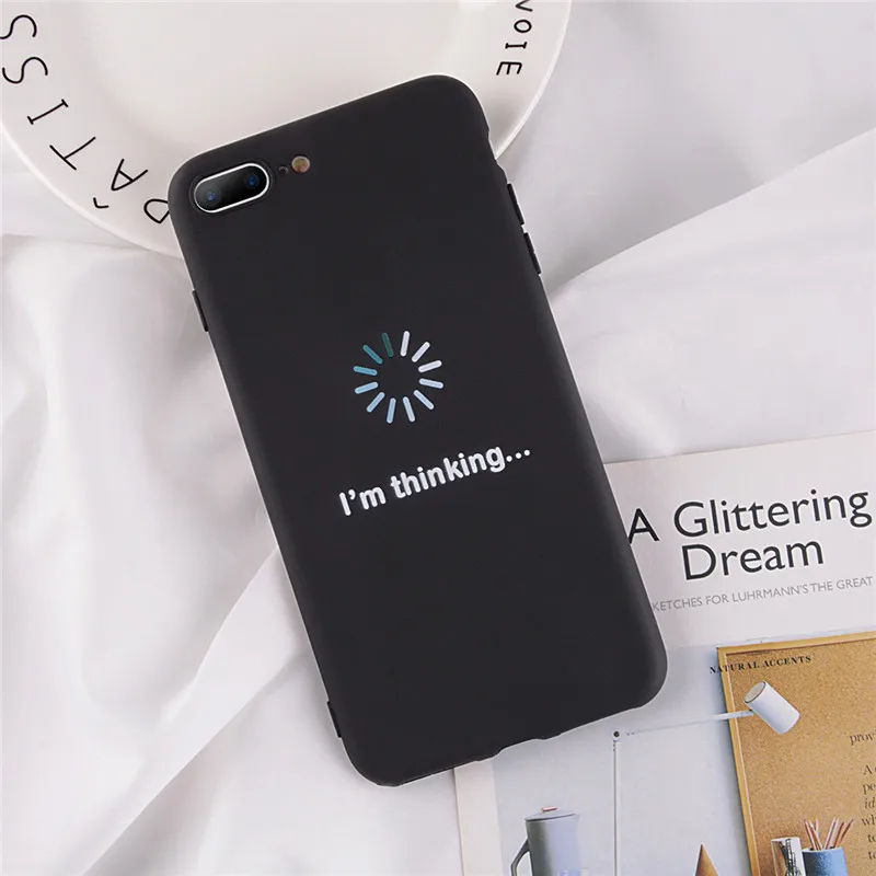 Чехол Ottwn для iPhone 6, 7, 8 Plus, X, XR, XS, Max, простой чехол с буквенным принтом, для iPhone 11 Pro, чехол, Мягкая силиконовая задняя крышка, чехол для телефона - Цвет: 2627B