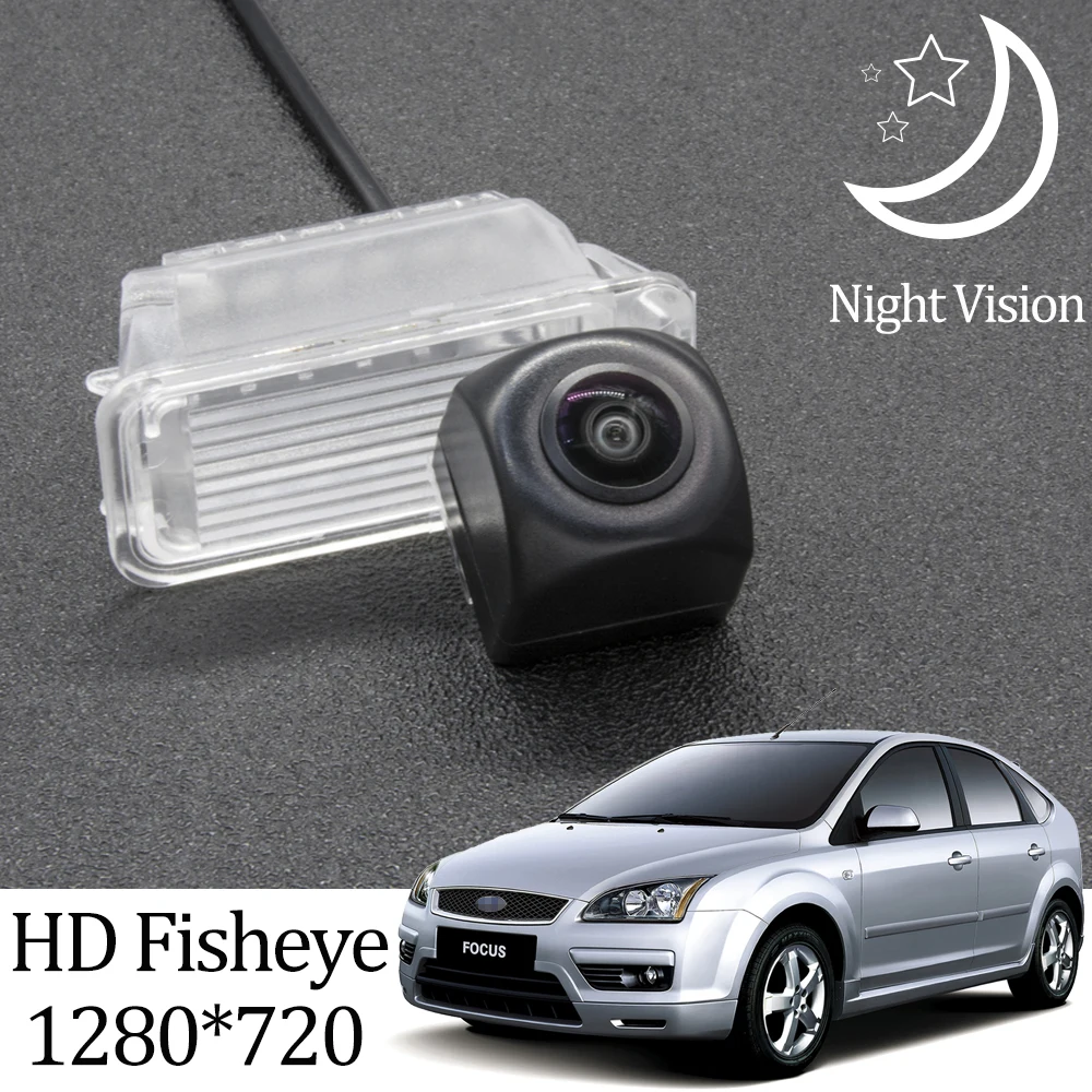 Камера заднего вида Owtosin HD 1280*720 рыбий глаз для хэтчбека Ford Focus 2 2008 2011|Камера авто| |
