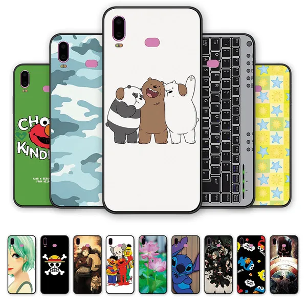 

Luxury Wallpaper Silicone TPU Phone Case For Samsung S7 A320 Cartoon Anime Animal soft back Phone Cover Case For Galaxy A50 A70