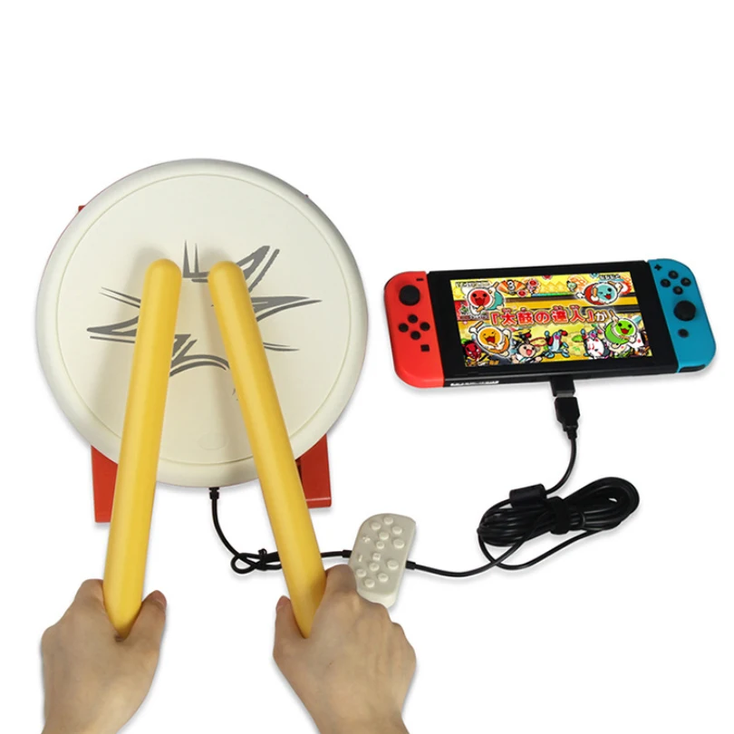 Новое поступление барабанная палка для nintendo Switch Taiko Drum Joycon tv Kinect игровые аксессуары для nintendo Switch NS PRO