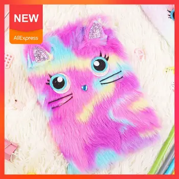 

1piece Cartoon Plush Notebook Student Notepad Diary Student Hand Stationery Book Sketchbook Office Supplies School Diy D8R3