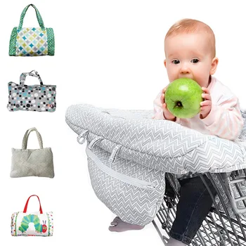 

Multifunctional Baby Children Folding Shopping Cart Cover Baby Shopping Push Cart Protection Cover Safety Seats For Kids