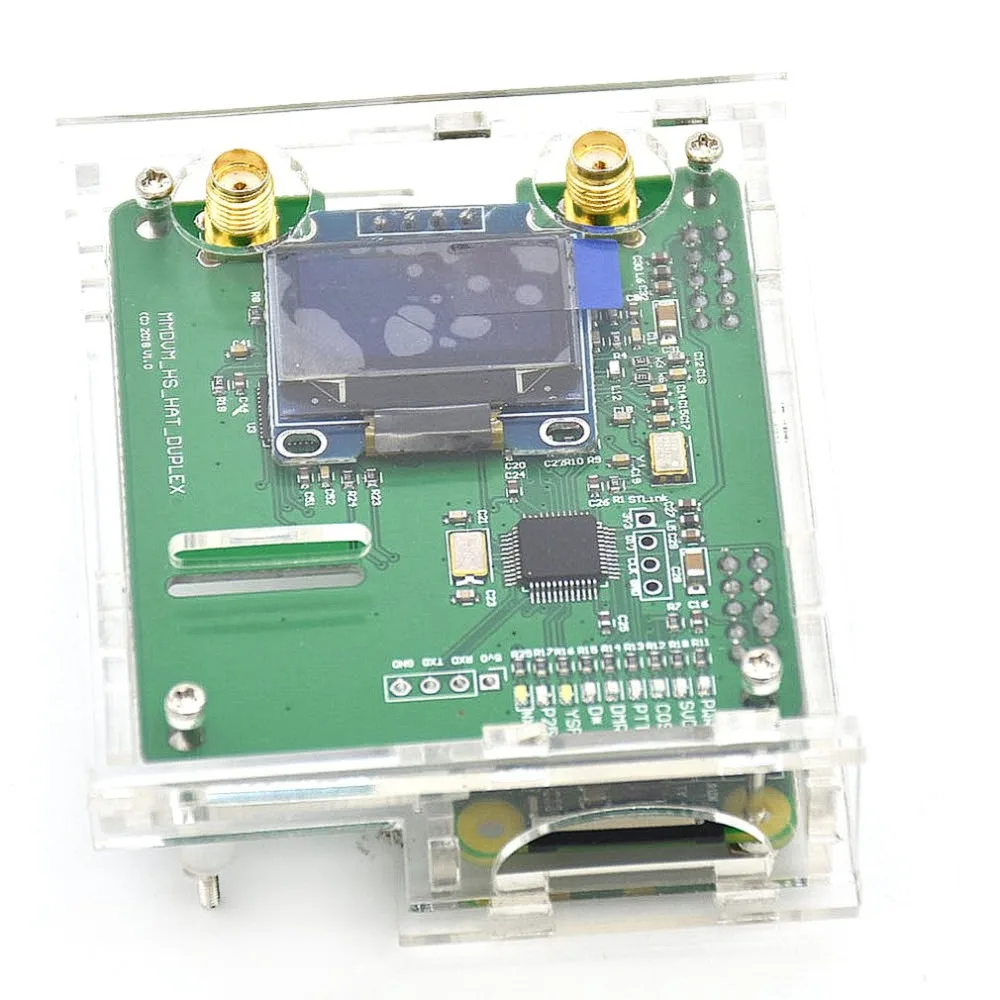 Дуплексная Поддержка точки доступа MMDVM P25 DMR YSF Zero+ 2 шт антенна+ oled-экран+ чехол Exclouse