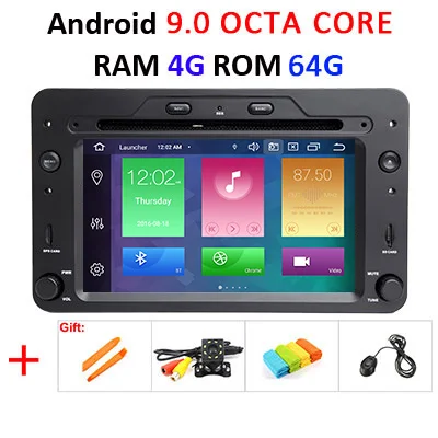 DSP 4G 64G Android 9,0 автомобильный dvd-плеер для Alfa Romeo Spider Alfa Romeo 159 Brera 159 Sportwagon gps Радио стерео - Цвет: 9.0 4G 64G