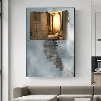 

Modular Picture Poster 1 Panel Abstract The Gate to Heaven Canvas Prints For Modern Living Room Home Decor Painting Wall Artwork