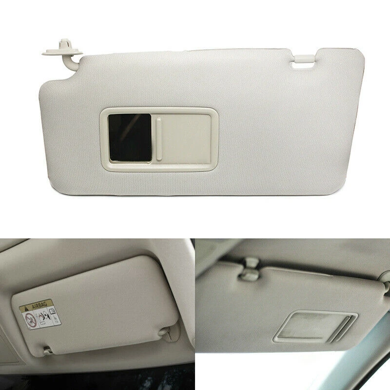 Car Interior Sun Visor LEFT Front Windscreen Shade Shield with Mirror Kit for Nissan Tiida 2005 - 2010 | Автомобили и мотоциклы