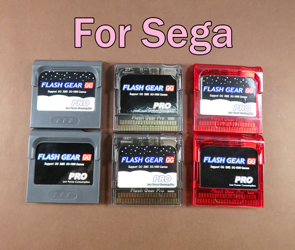 10 шт./лот Flash Gear Pro Card низкая мощность для SEGA консоли игровой механизм Sega GG