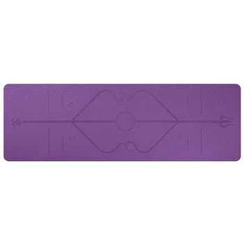 

1830x610x6Mm Tpe Yoga Mat With Position Line Non-Slip Carpet Pad For Beginners Environmentally Friendly Fitness Gymnastics Mat
