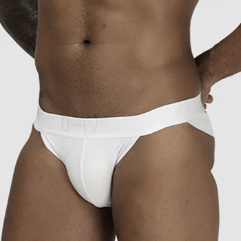 

Sexy Mens Briefs Lingerie Gay Underwear U Convex Elastic Brief Jockstrap Thong T-Back Underwear Solid Backless Underpants Male