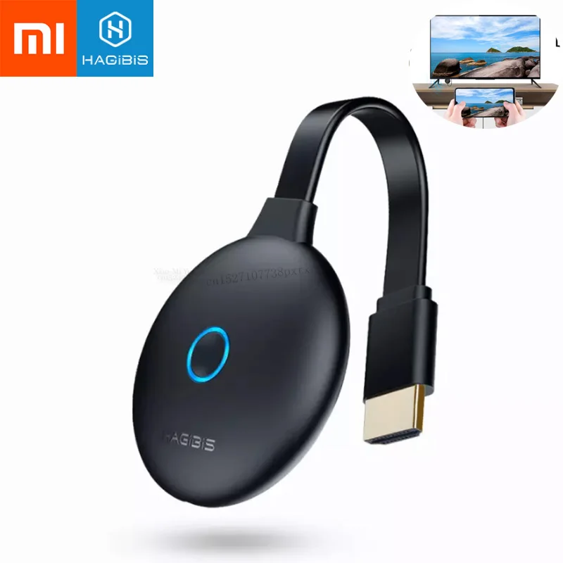 

Xiaomi Mijia hagibis HD wireless screen projector mobile TV with screen hdmi video transmitter 4K For IPhone Android car monitor