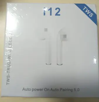

I12 TWS Wireless Stereo Earbuds Bluetooth 5.0 Earphone Mini Wireless Headphones Touch Wireless Headset For iPhone Xiaomi Huawei