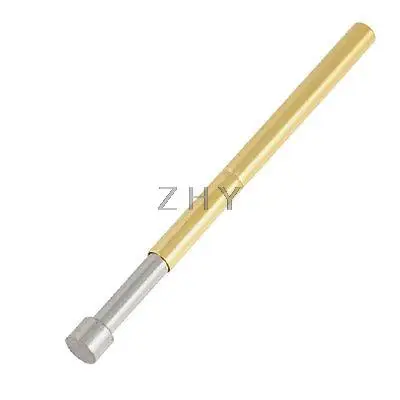 

100 Pcs 2.5mm Diameter Flat Tip Spring Testing Probe Pin