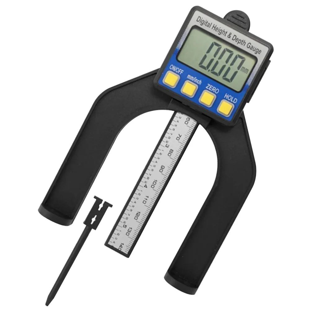 

Portable With Magnetic Feet LCD Digital Practical Tool Ruler Router Measuring Woodworking Slide Depth Gauge Height Caliper