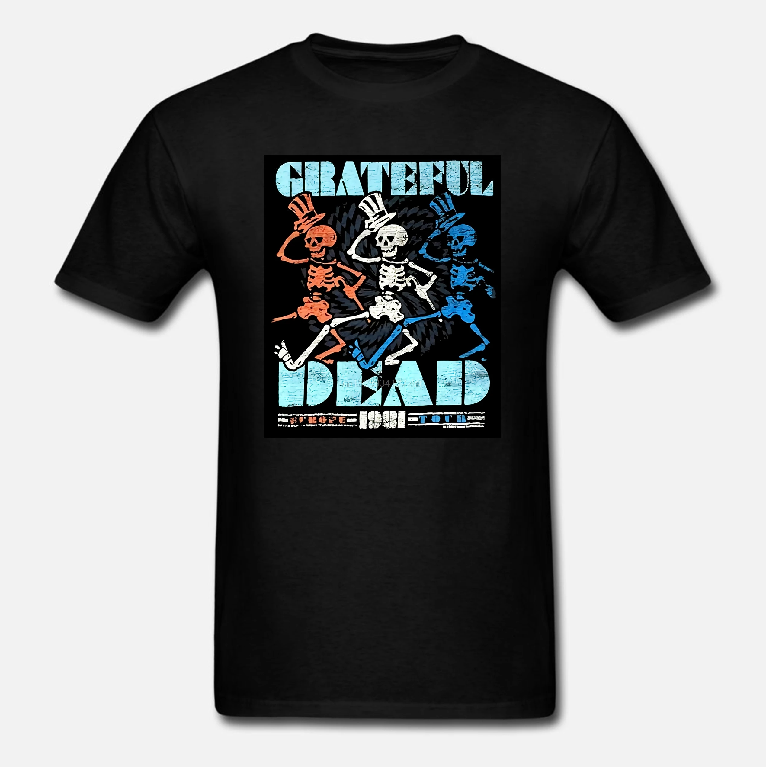 VINTAGE Rare 1987 Grateful Dead /& Bob Dylan Summer Concert Tour T-SHIRT Reprint