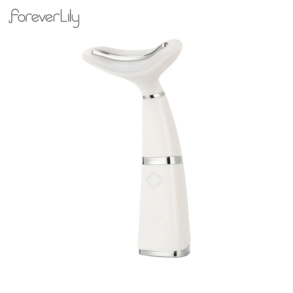 Remove Double Chin Neck Device LED Photon Heating Therapy Anti-Wrinkle Neck Care Tool Vibration Skin Lifting Tightening Massager