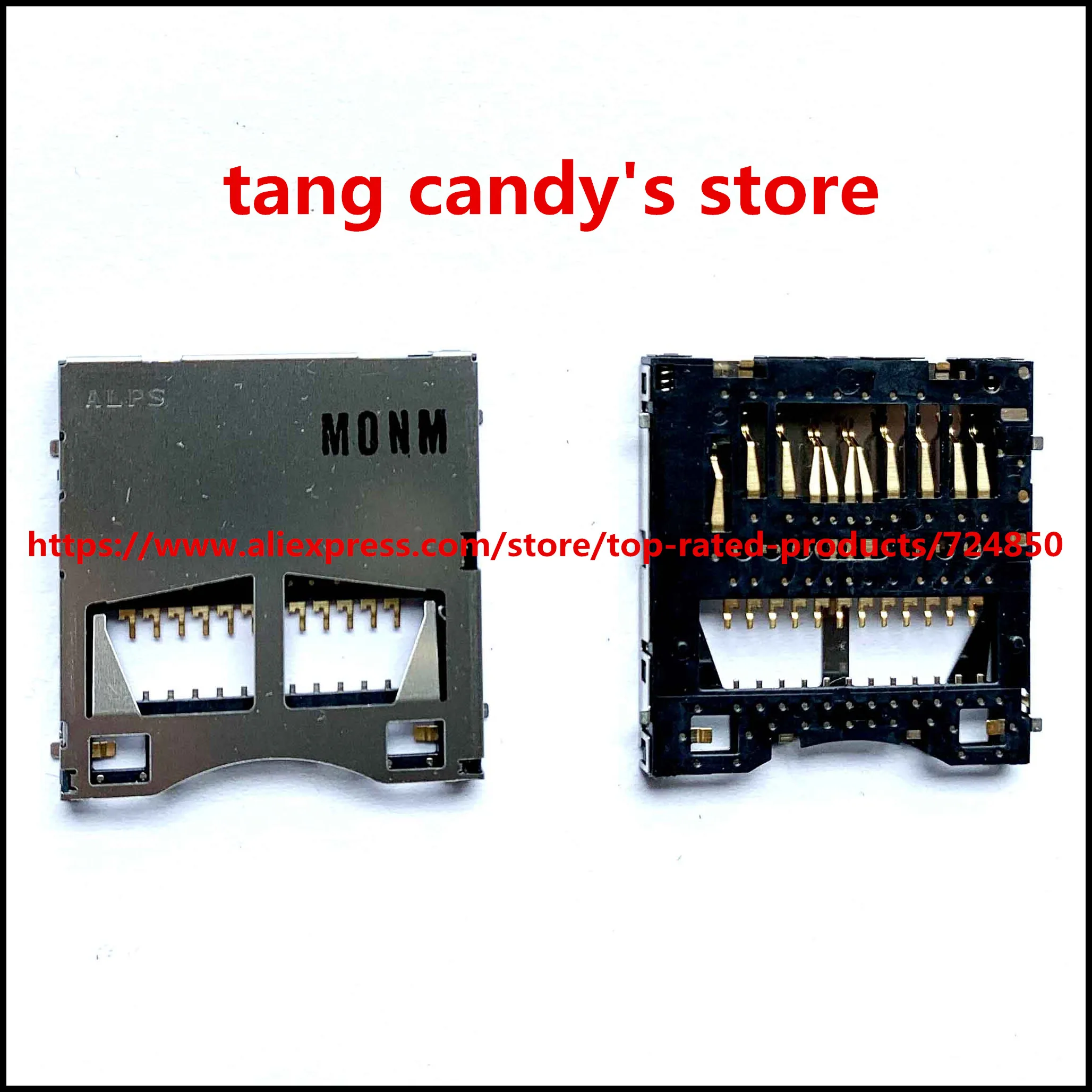 

New SD Memory Card Slot Holder assembly for Panasonic LX2 LX3 LX4 LX5 MDH1 GM1GK FH8 FZ18 Camera Repair Part