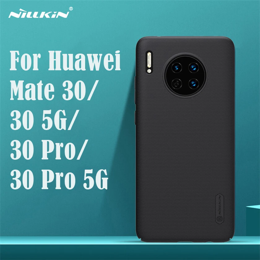Чехол Nillkin для Huawei Mate 30 Pro защитный чехол с суперматовым покрытием жесткий черный