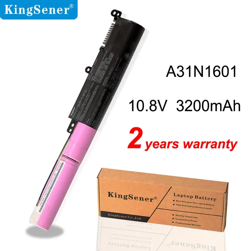 Аккумулятор KingSener A31N1601 3200 мАч для ASUS F541UA R541UA R541UJ R541UV X541SA X541SC X541U X541S X541UA X541UV A31LP4Q |