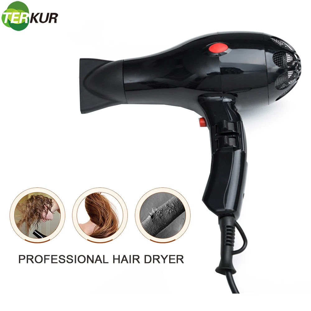 Compact 1000W Travel Hair Dryer With Folding Handle With 2 Speed And 3
