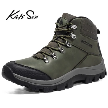 

2020 New Spring Autumn Waterproof Ankle Boots Breathable Motorcycle Boots Men's Sneakers Fashion Outdoor Hiking Boots Men Boots