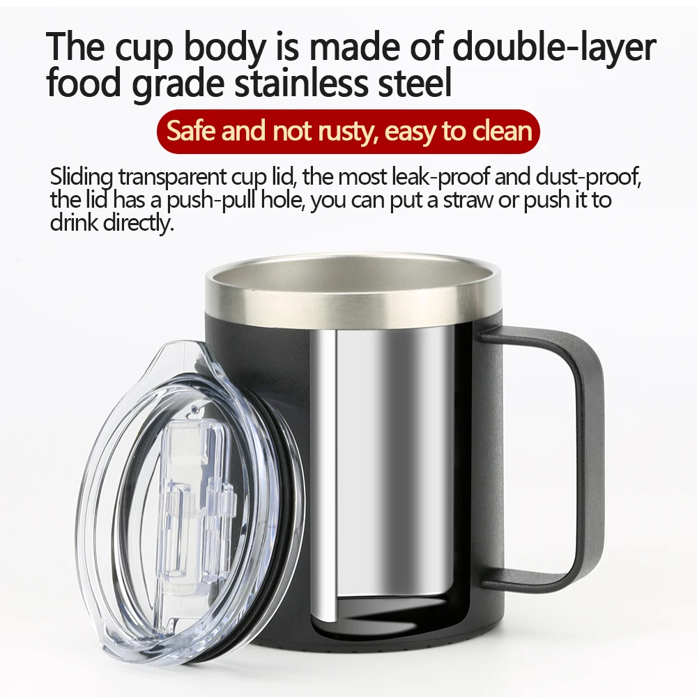 USB Coffee Mug Cup Double Layer 304 Stainless Steel Wireless Heating Coffee  Cup 55 Degree Electric Cup Heating Cup 300ml Thermal - AliExpress