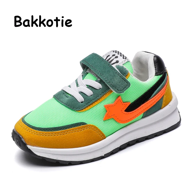 Bakkotie/2019 г. сезон осень Новая модная повседневная спортивная обувь для мальчиков