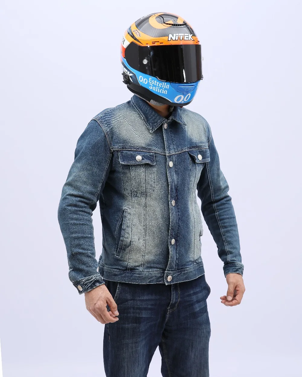 FREE YOGIN Motorcycle jeans Jacket 1b